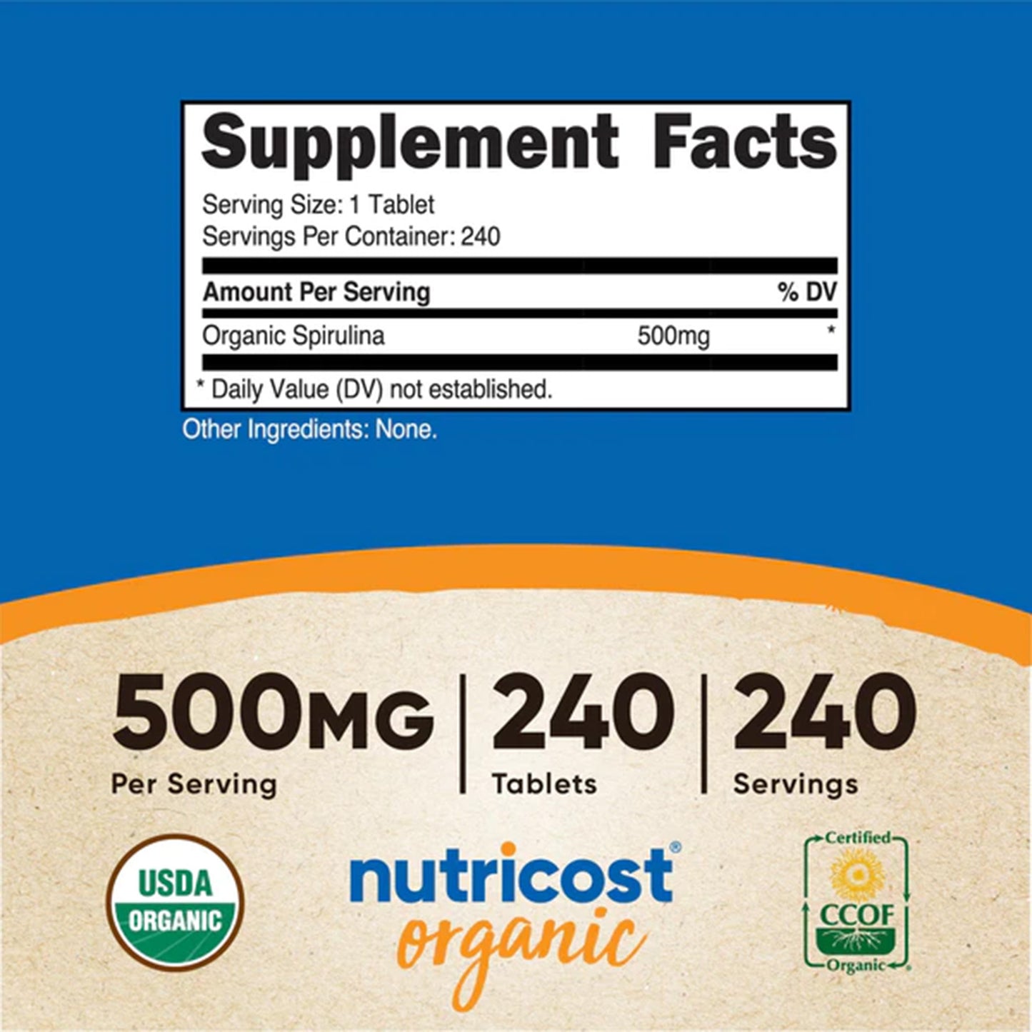 Aumenta tu Ingesta Nutricional con las Tabletas de Espirulina Orgánica de Nutricost | ProHealth Shop [Panamá]