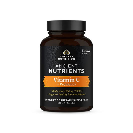 Ancient Nutrition Vitamina C + Probiótico: Refuerza tu Sistema Inmunológico de Manera Natural | ProHealth Shop [Panamá]