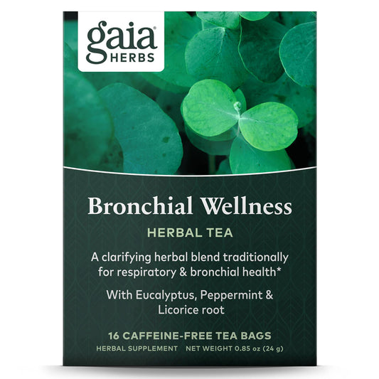 Té Gaia Herbs para el Bienestar Bronquial: Apoyo Respiratorio Natural | ProHealth Shop [Panamá]