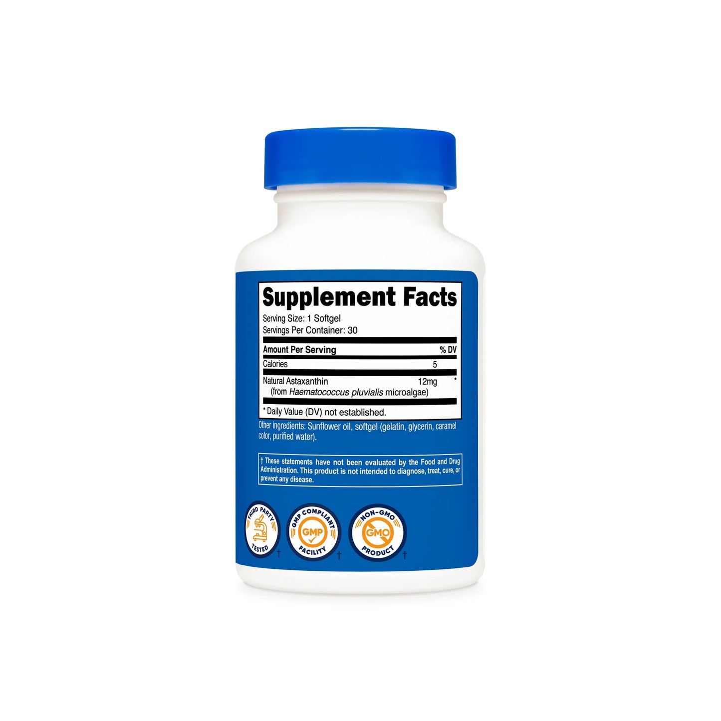 Nutricost Astaxanthin 12mg