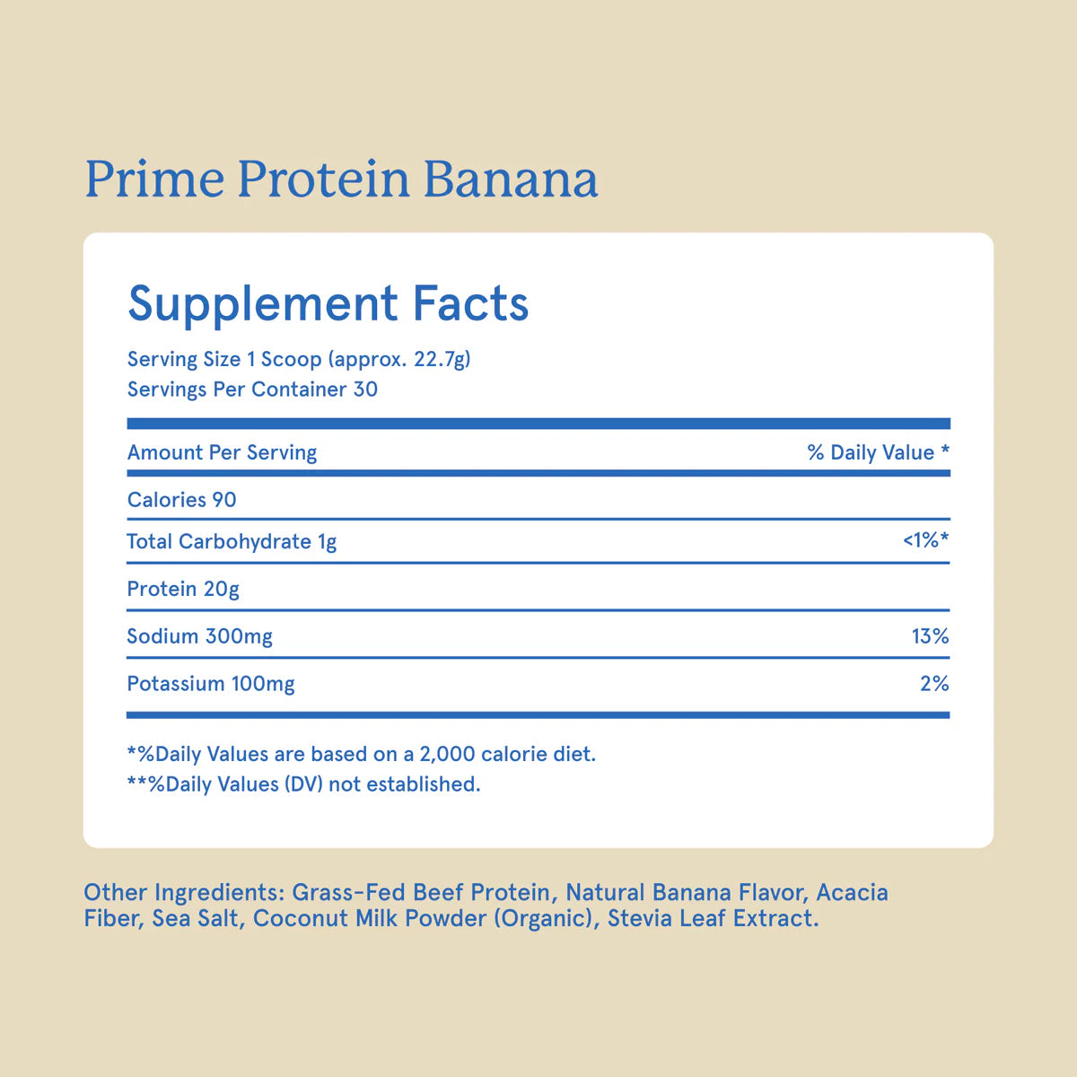 Banana Prime Protein EQUIP