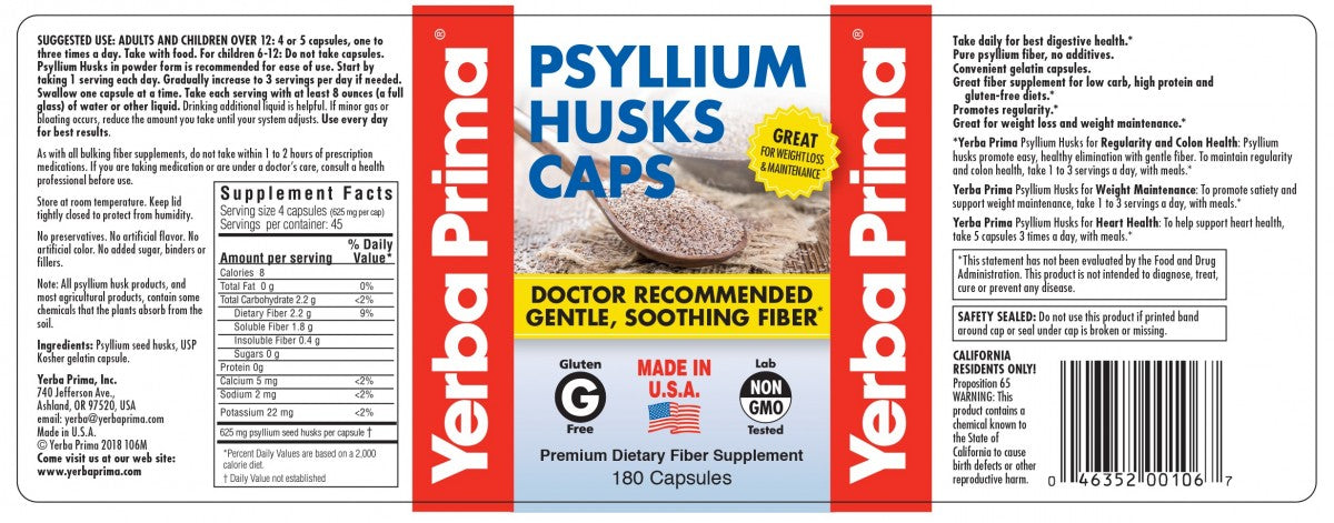 Psyllium Husk caps
