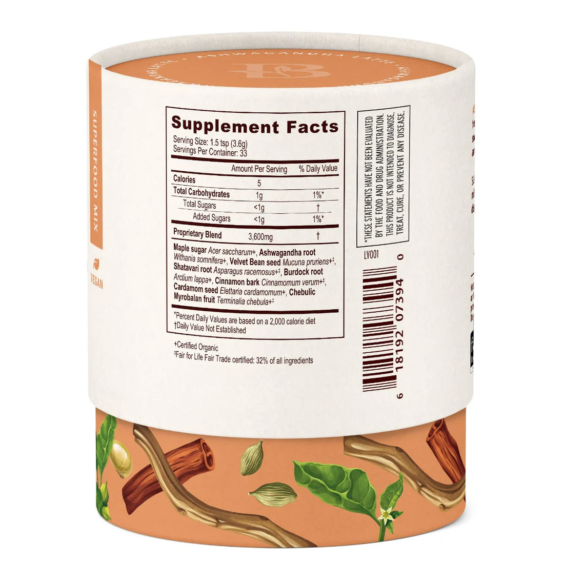 BANYAN BOTANICALS ASHWAGANDHA LATTE