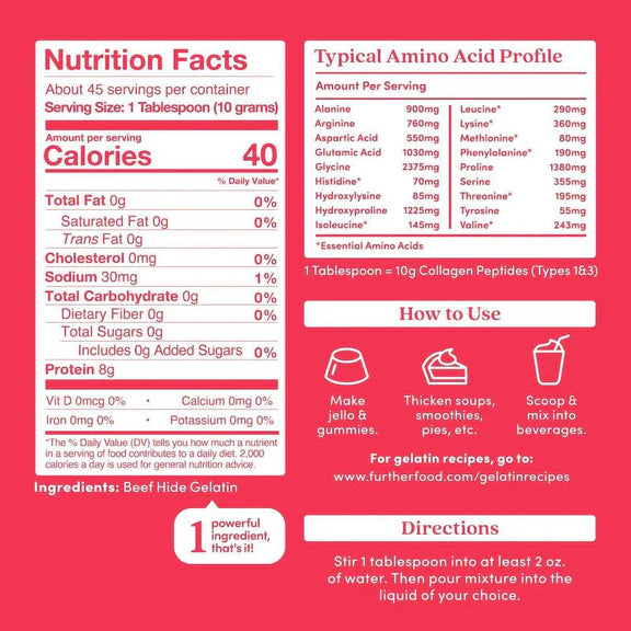 Grass-Fed Gelatin Powder