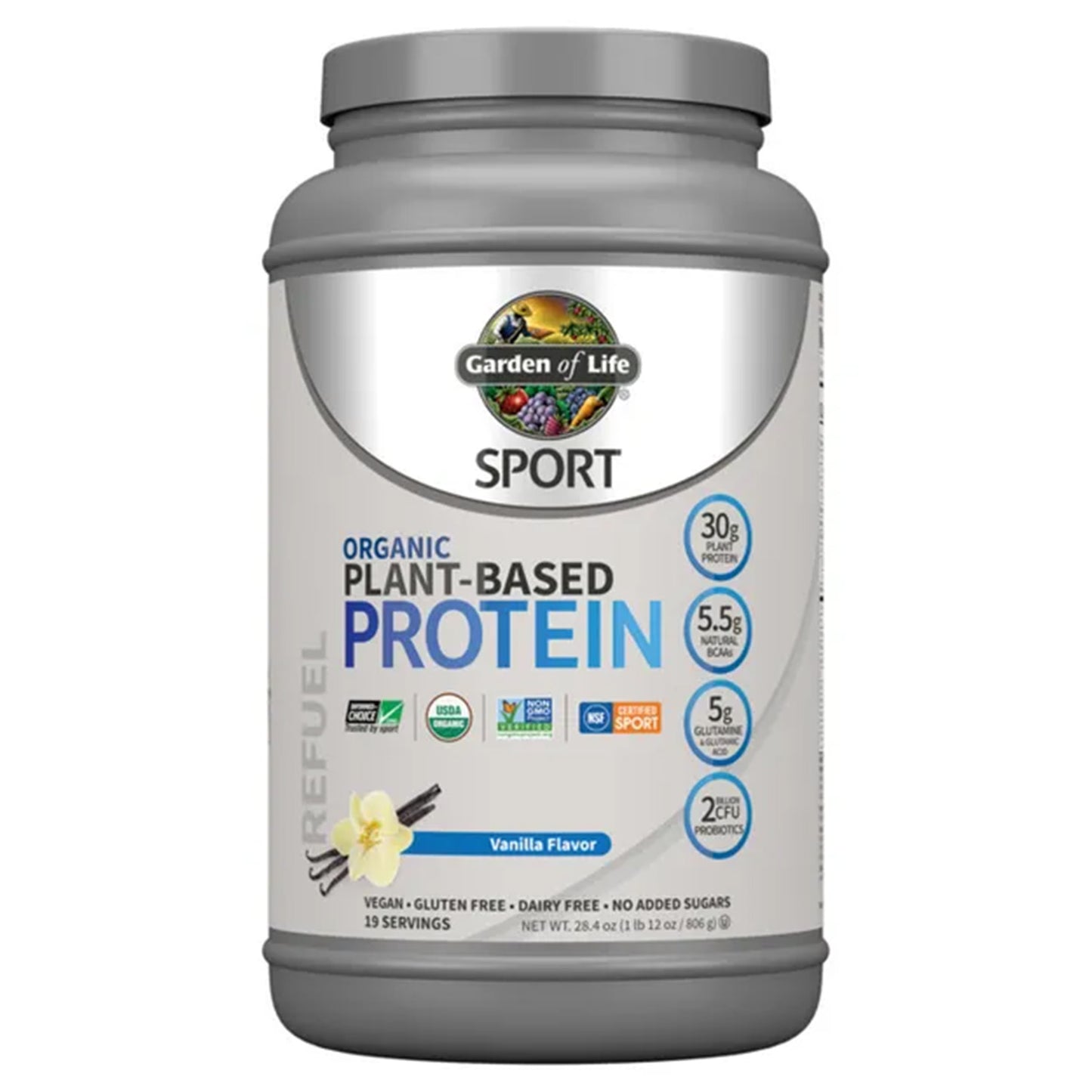 Garden of Life SPORT Organic Plant-Based Protein Powder: Potencia tu Rendimiento con Nutrición Pura | ProHealth Shop [Panamá]