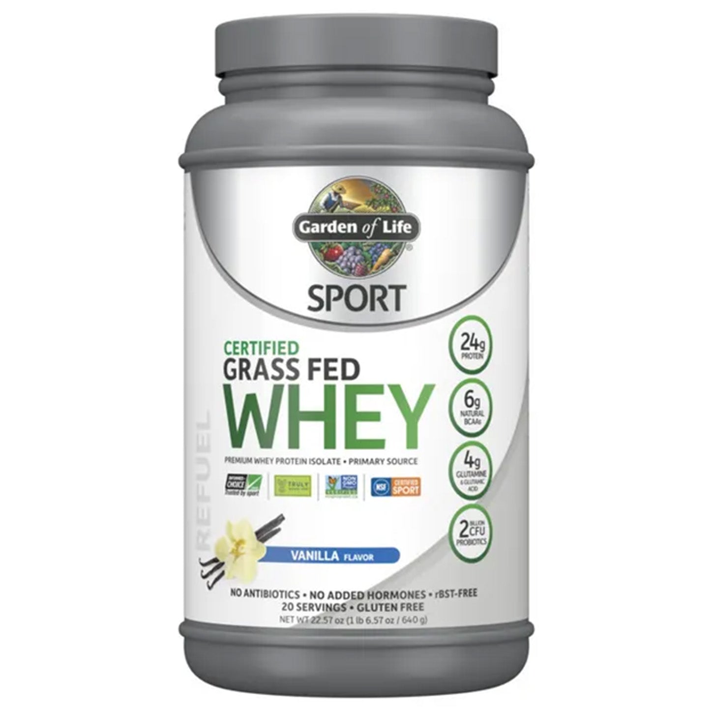 Garden of Life SPORT Certified Grass Fed Whey Powder: Proteína de Suero de Pastoreo para tu Rendimiento | ProHealth Shop [Panamá]