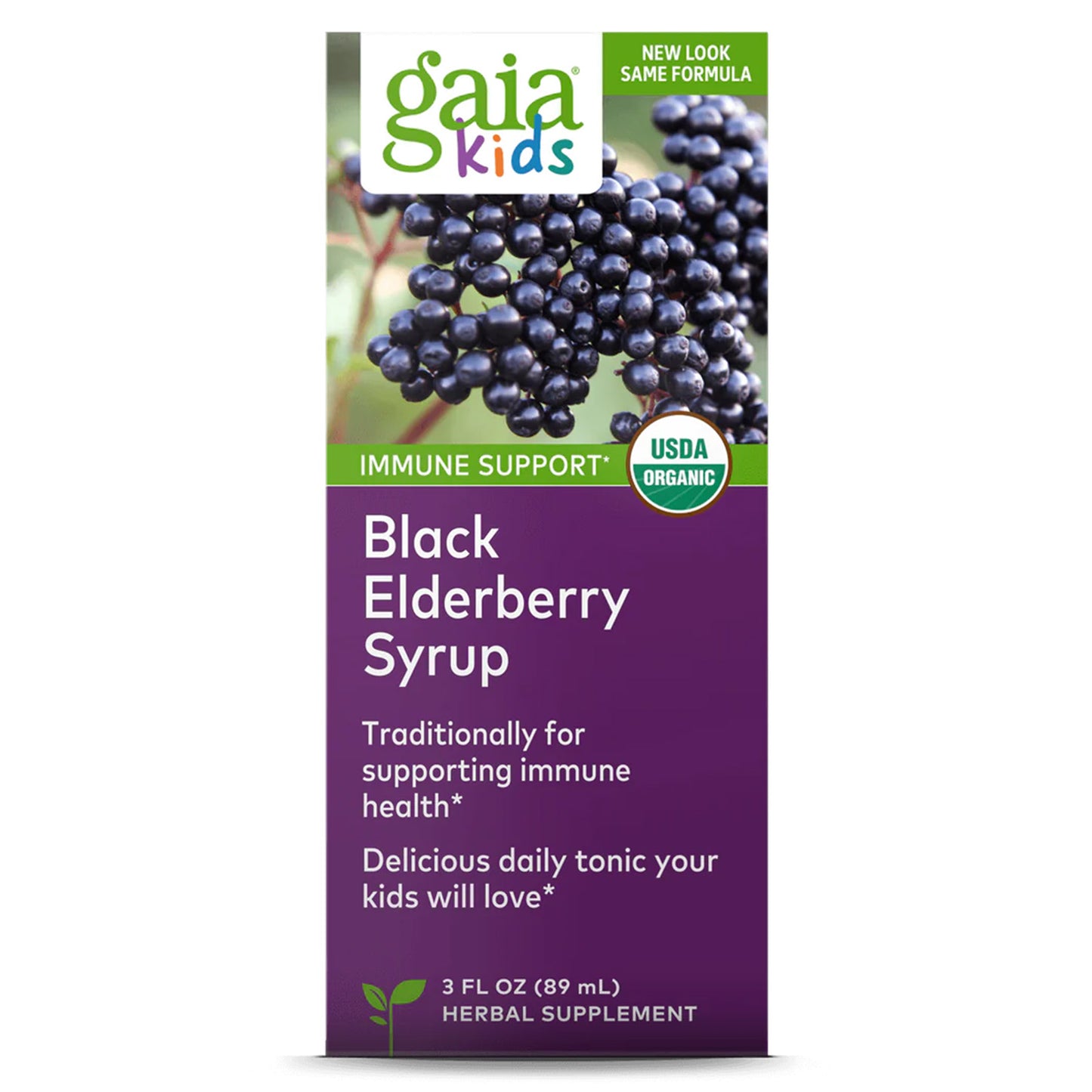 Gaia Kids Black Elderberry Syrup: Refuerza el Sistema Inmunológico de los Pequeños | ProHealth Shop [Panamá]