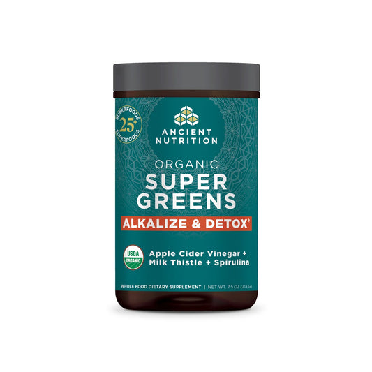 Ancient Nutrition Organic Super Greens Alkalize & Detox | ProHealth Shop [Panamá]