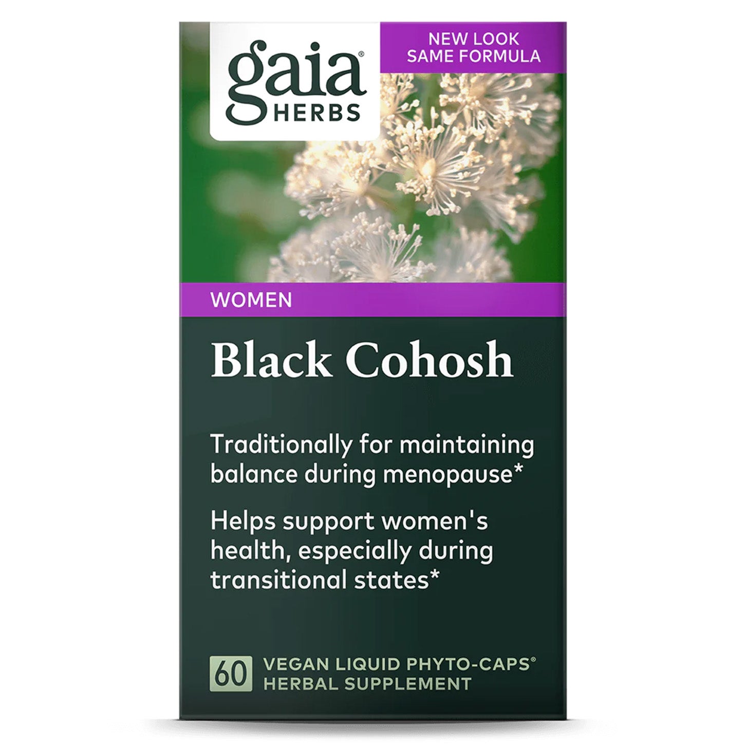 Gaia Herbs Black Cohosh: Apoyo Natural para la Mujer | ProHealth Shop [Panamá]