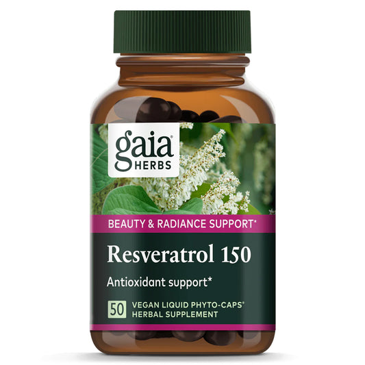 Gaia Herbs Resveratrol 150: Potente Antioxidante para tu Bienestar | ProHealth Shop [Panamá]