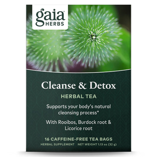 Gaia Herbs Cleanse & Detox Herbal Tea: Purificación Natural para tu Bienestar | ProHealth Shop [Panamá]