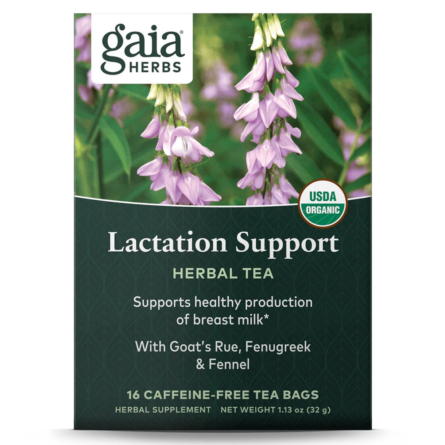 Gaia Herbs Lactation Support Herbal Tea: Apoyo Natural para la Lactancia | ProHealth Shop [Panamá]