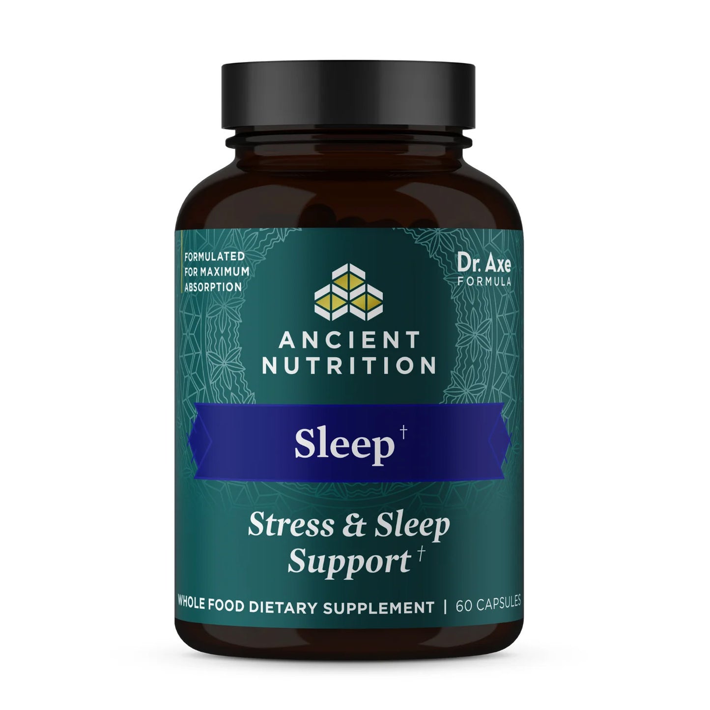 Stress & Sleep Support de Ancient Nutrition: Apoyo Integral en 60 Cápsulas | ProHealth Shop [Panamá]