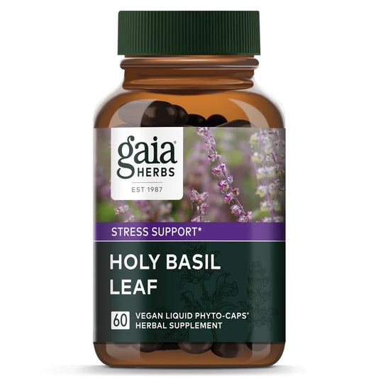 Gaia Herbs Holy Basil Leaf: Bienestar y Calma Natural | ProHealth Shop [Panamá]