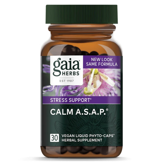Gaia Herbs Calm A.S.A.P.: Tranquilidad Inmediata en Momentos de Estrés | ProHealth Shop [Panamá]