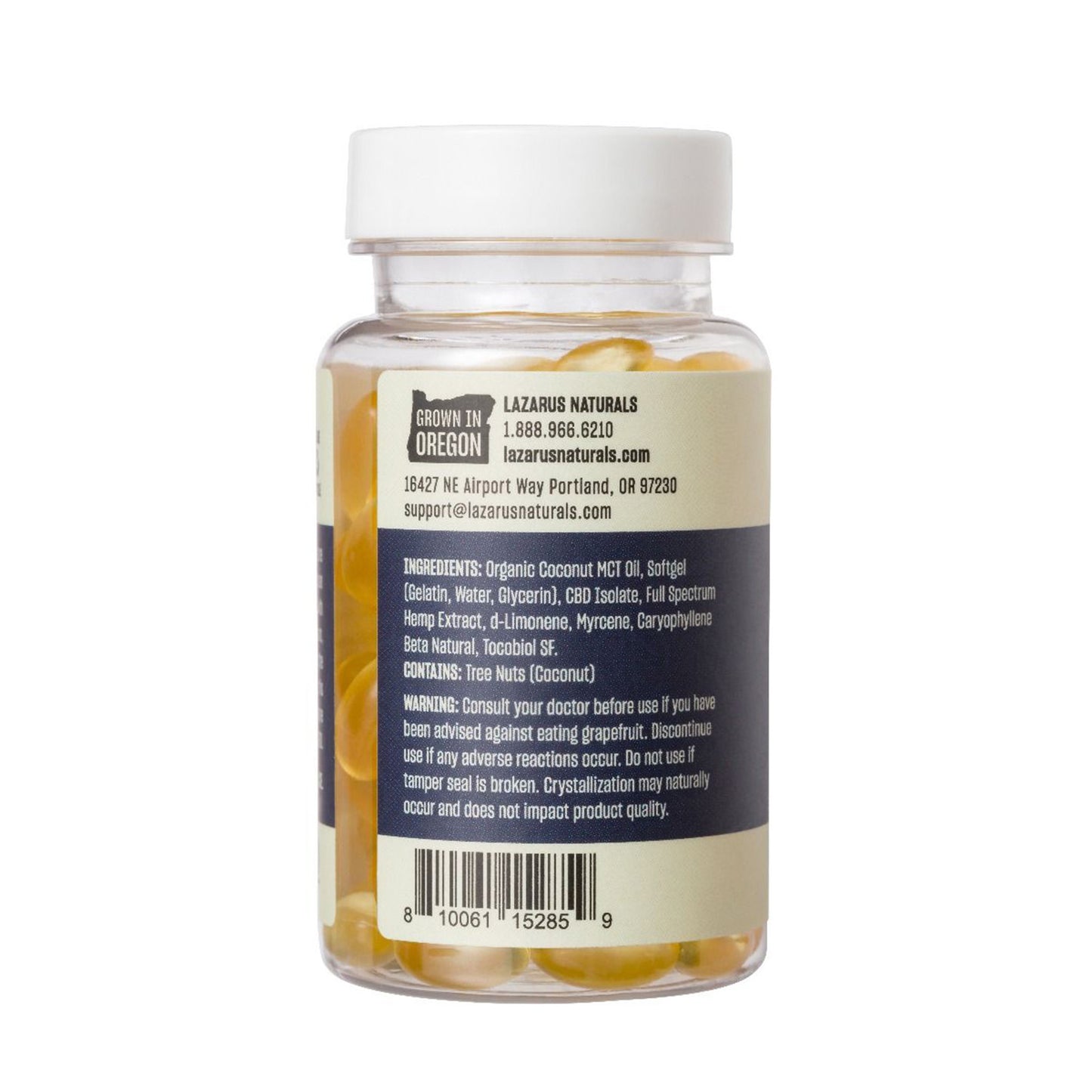 Lazarus Naturals CBD Softgels - 100 mg: Bienestar Natural en Cada Cápsula | ProHealth Shop [Panamá]