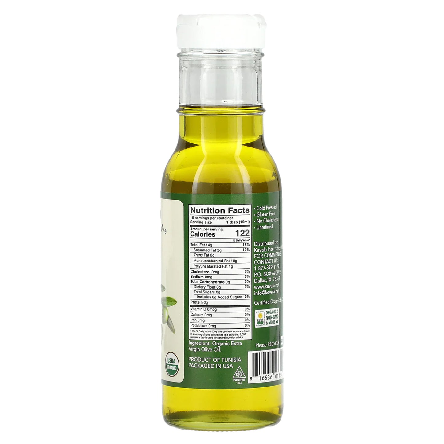 Kevala Extra Virgin Organic Olive Oil: Elegancia y Sabor en Cada Gota | ProHealth Shop [Panamá]