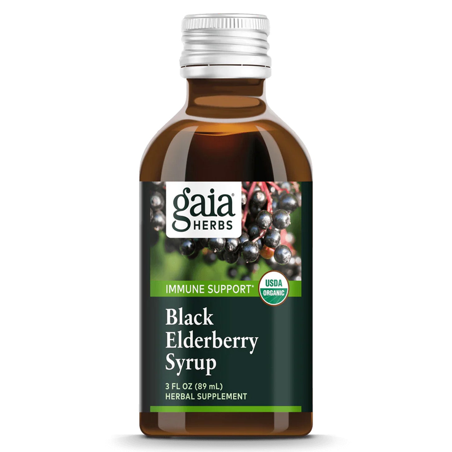 Gaia Herbs Black Elderberry Syrup: Refuerza tu Sistema Inmunológico con Sabor Natural | ProHealth Shop [Panamá]