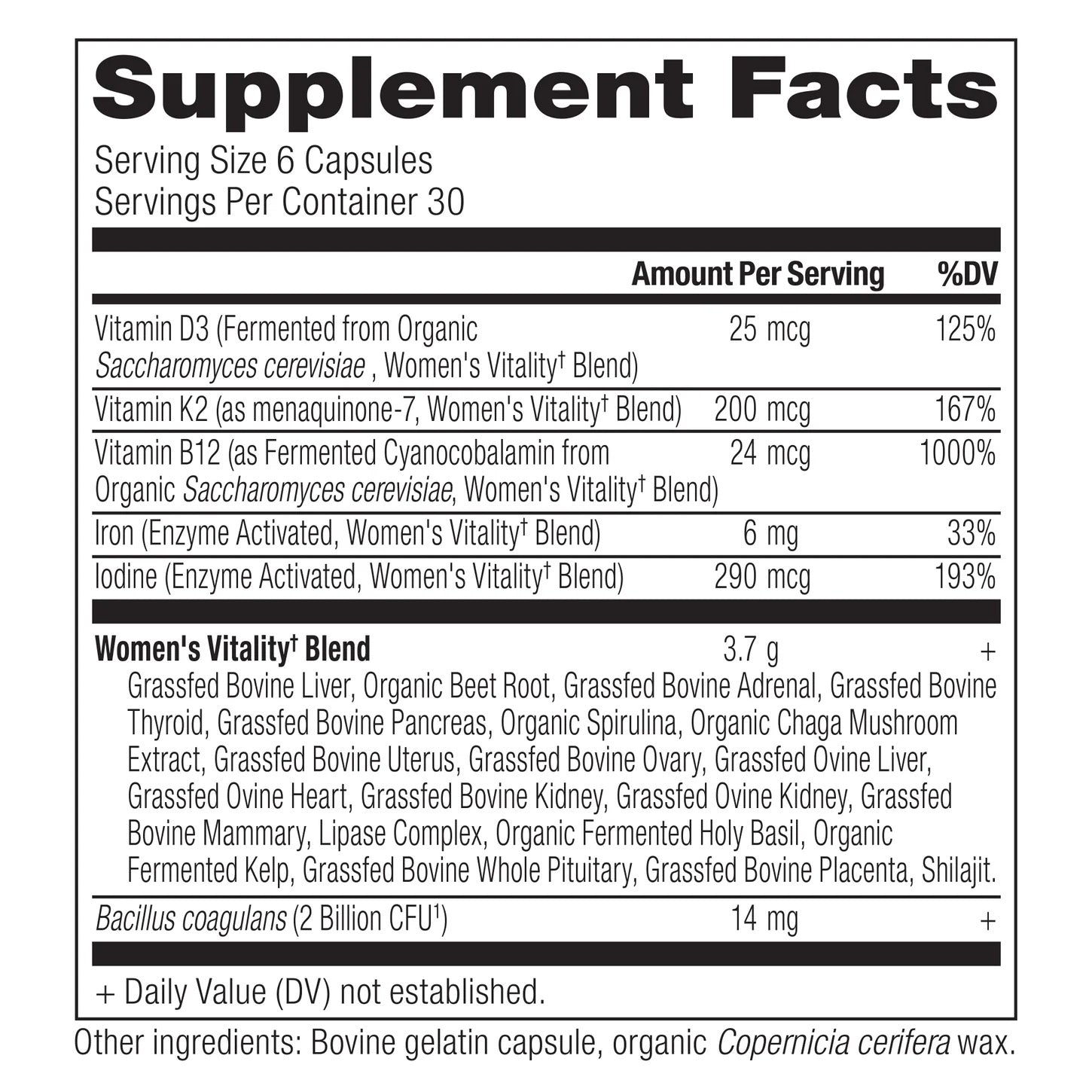 Ancient Nutrition Women's Vitality: Equilibra Tu Bienestar Femenino de Manera Natural | ProHealth Shop [Panamá]