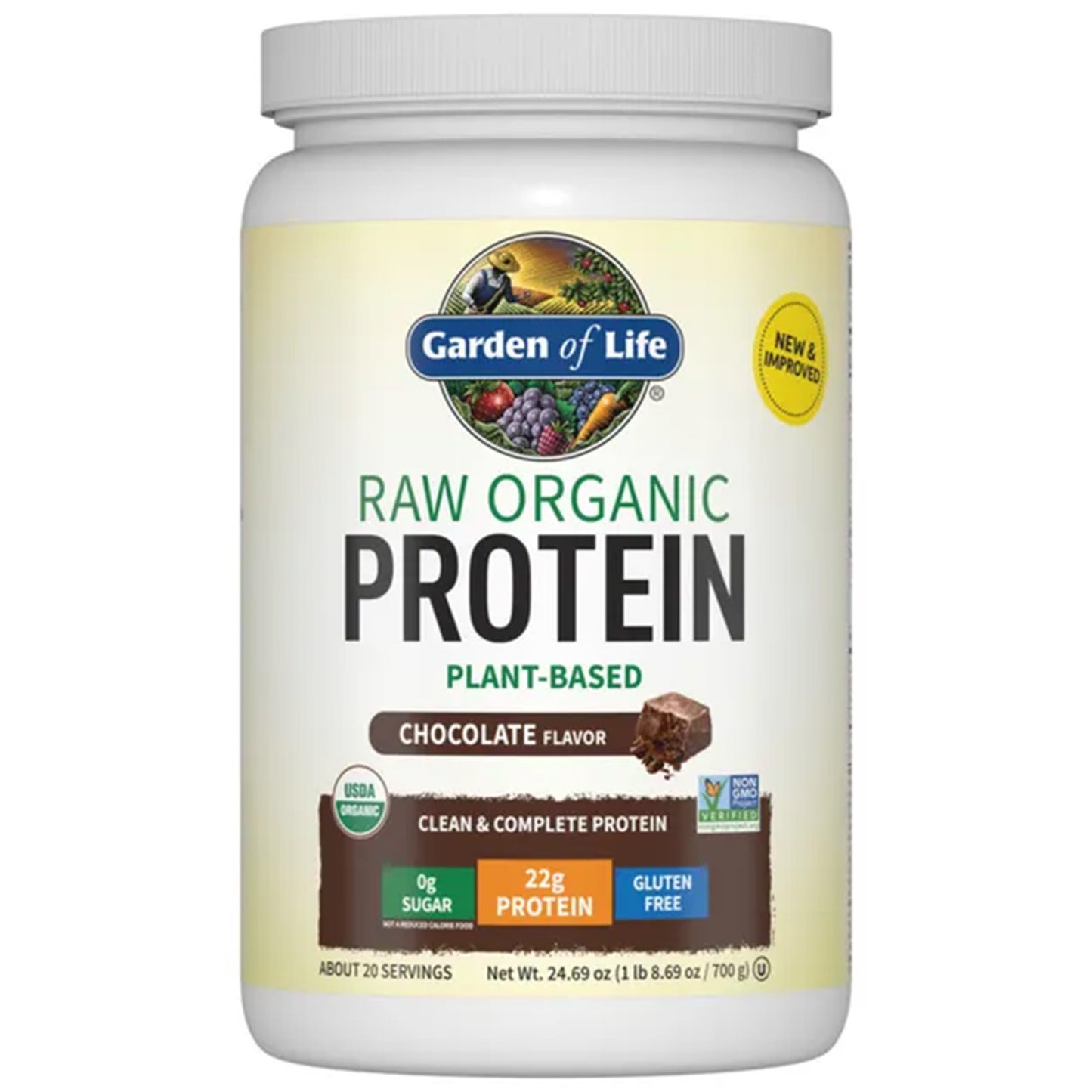 Garden of Life Raw Organic Protein Powder: Nutrición Pura y Orgánica para tu Estilo de Vida Activo | ProHealth Shop [Panamá]
