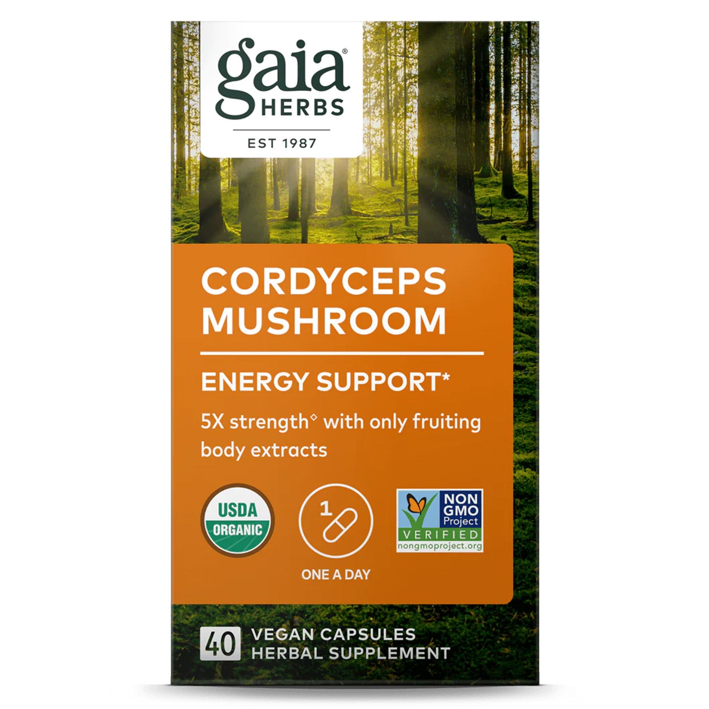 Hongo Cordyceps Gaia Herbs: Energía Natural y Apoyo Adaptógeno | ProHealth Shop [Panamá]