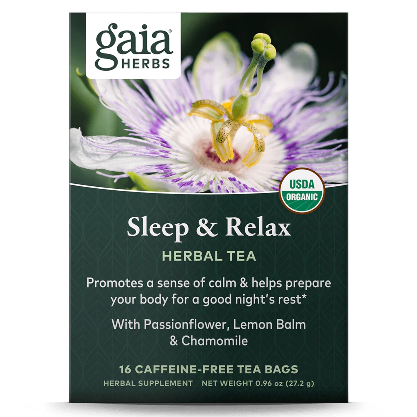 Té Gaia Herbs Sleep & Relax: Calma y Descanso Nocturno Natural | ProHealth Shop [Panamá]