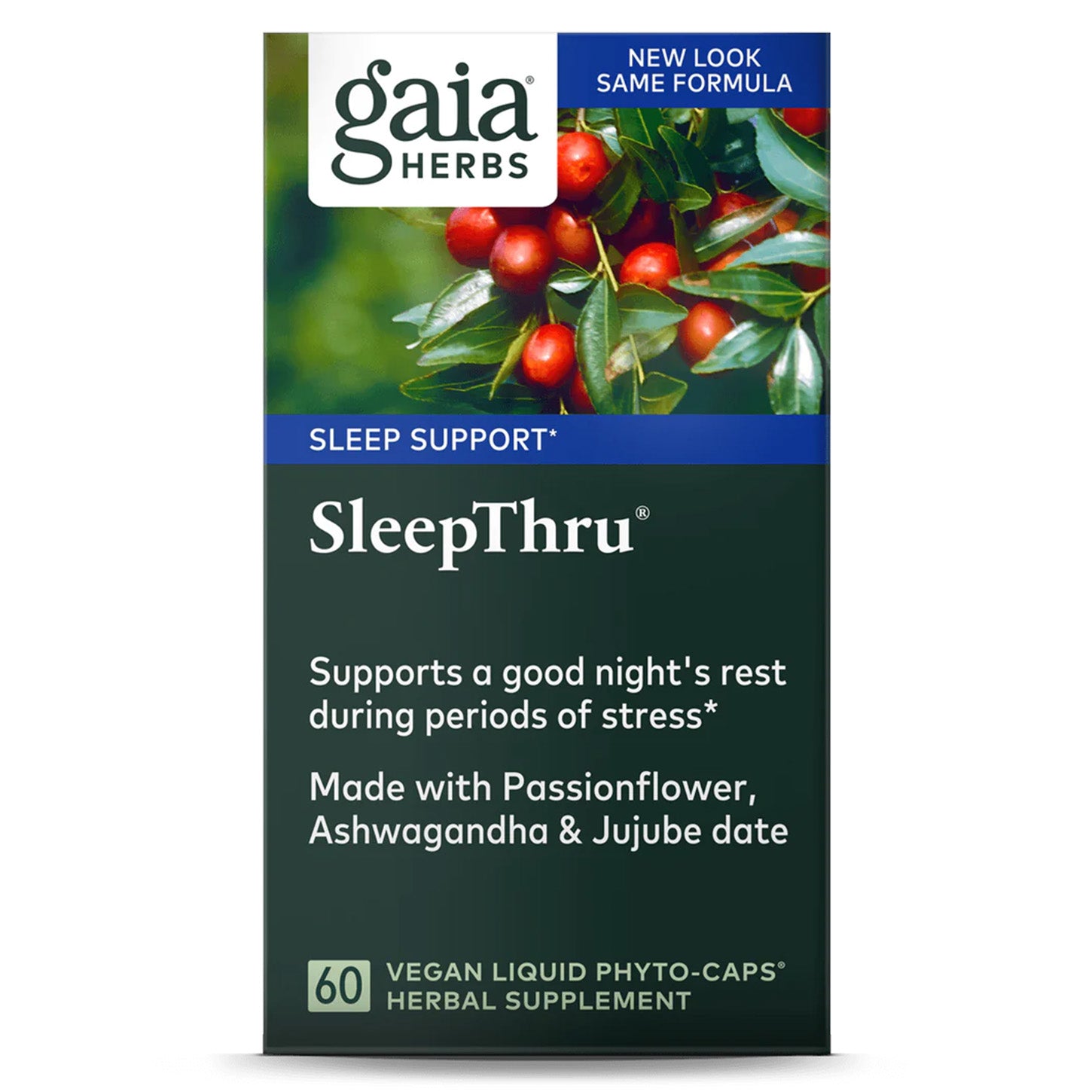 Gaia Herbs SleepThru: Apoyo Natural para un Sueño Tranquilo y Reparador | ProHealth Shop [Panamá]