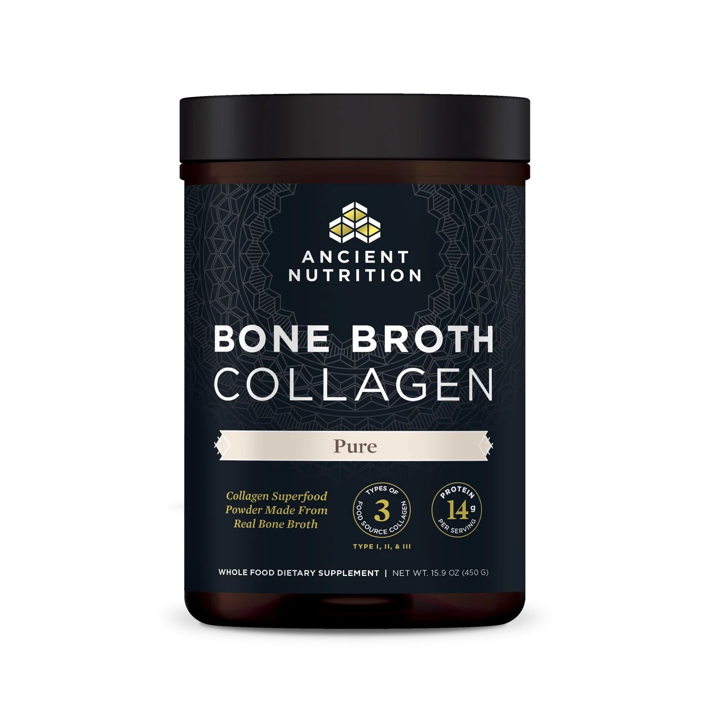 Ancient Nutrition Bone Broth Collagen Pure: Refuerza tus Huesos y Articulaciones | ProHealth Shop [Panamá]