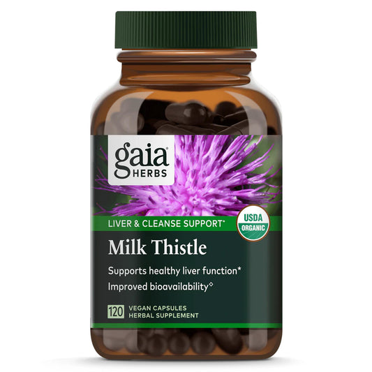 Promueve la Salud Hepática con Milk Thistle de Gaia Herbs | ProHealth Shop [Panamá]