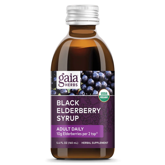 Refuerza tu Sistema Inmunitario con Black Elderberry Syrup Adult Daily de Gaia Herbs | ProHealth Shop [Panamá]