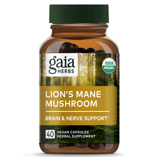 Potencia tu Salud Mental con Lion's Mane Mushroom de Gaia Herbs | ProHealth Shop [Panamá]