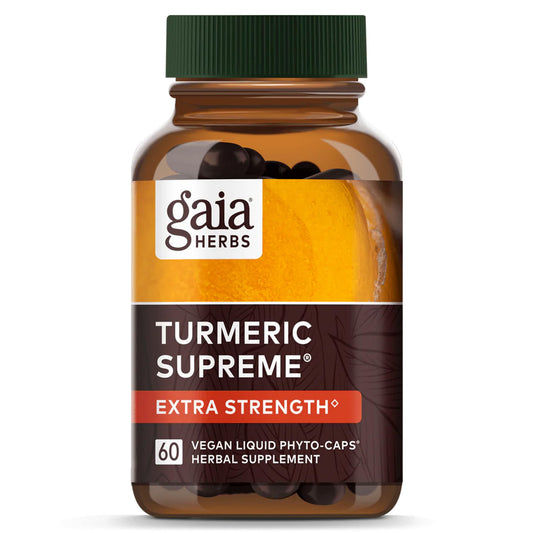 Alivia la Inflamación con Turmeric Supreme Extra Strength de Gaia Herbs | ProHealth Shop [Panamá]