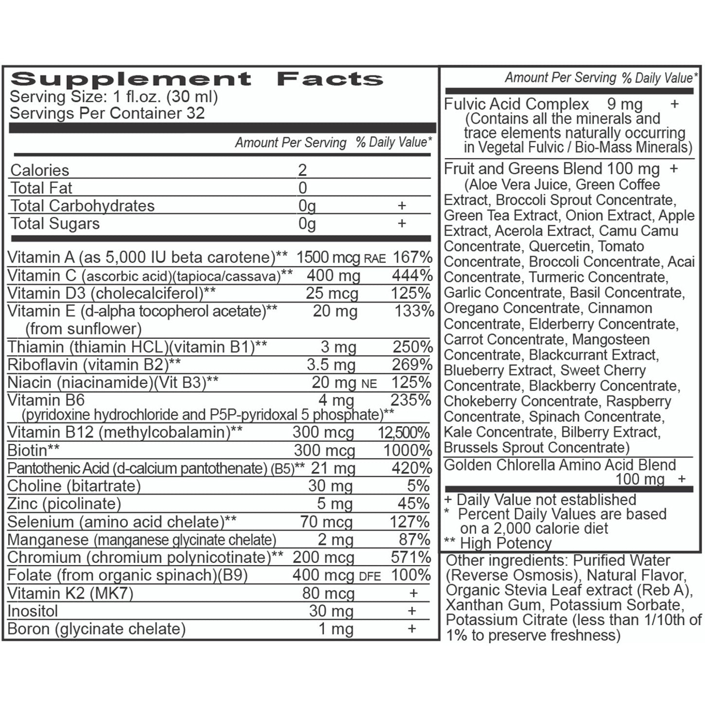 Suplemento de Vitaminas Líquidas Super Multi Earth Vital Minerals | ProHealth Shop [Panamá]