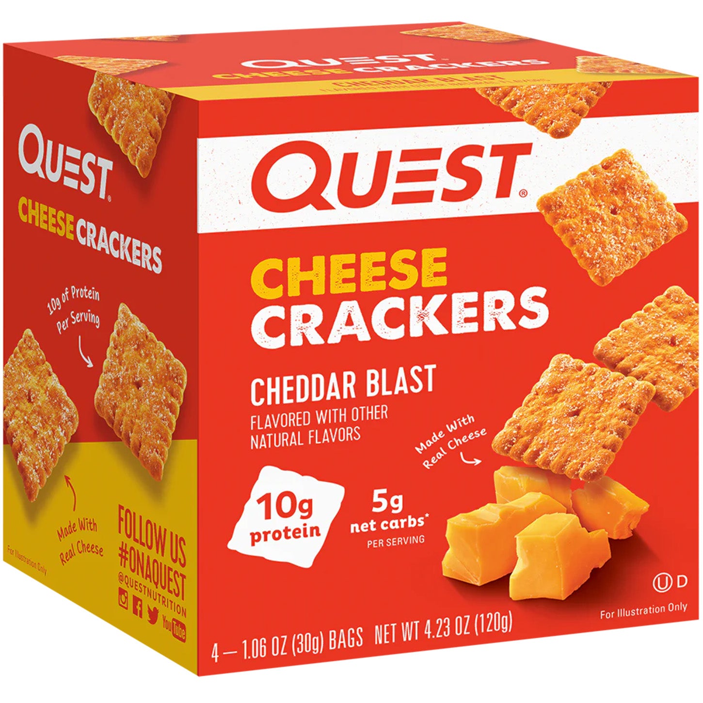 Cheese Crackers Quest Nutrition | ProHealth Shop [Panamá]