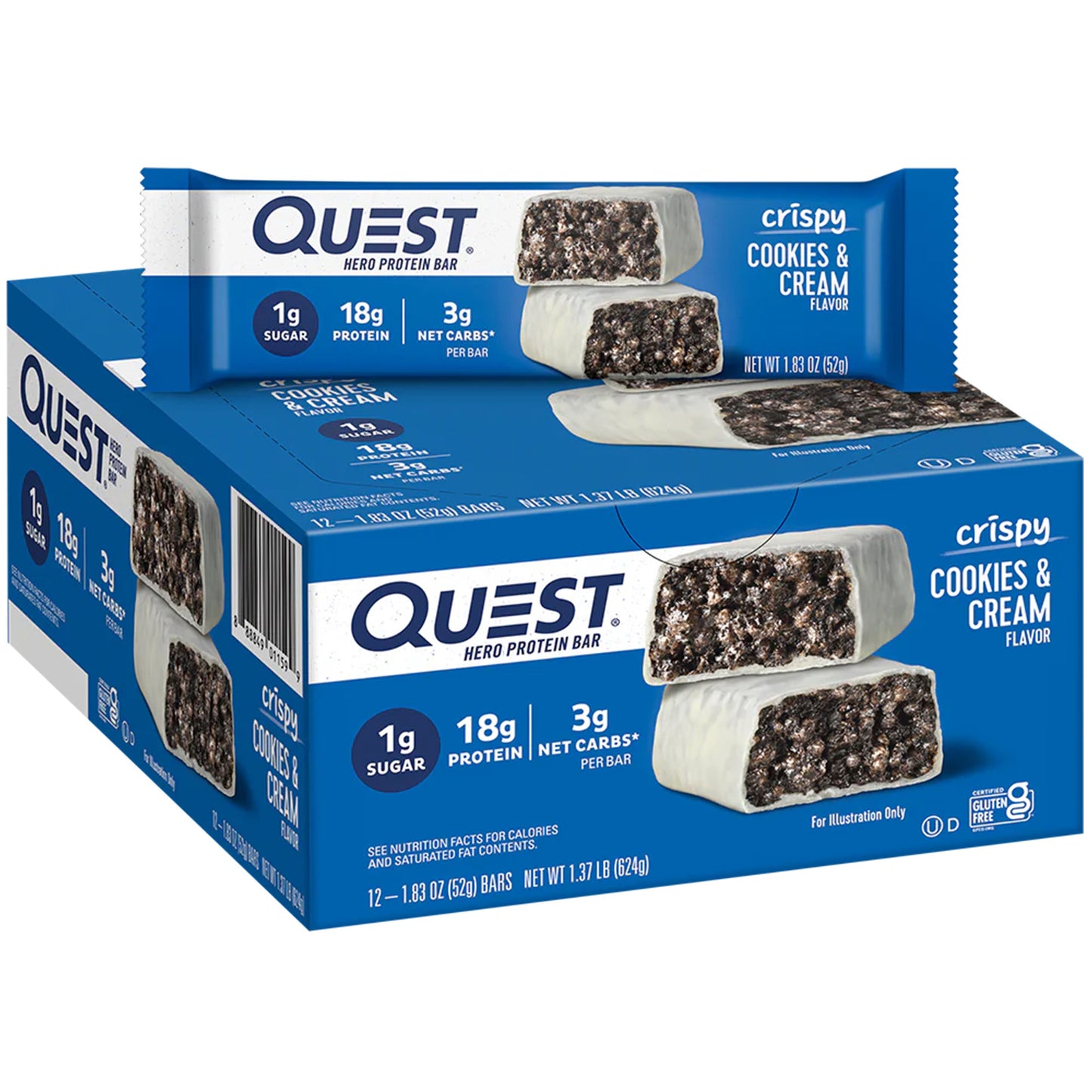 Crispy Hero Protein Bars Quest Nutrition | ProHealth Shop [Panamá]