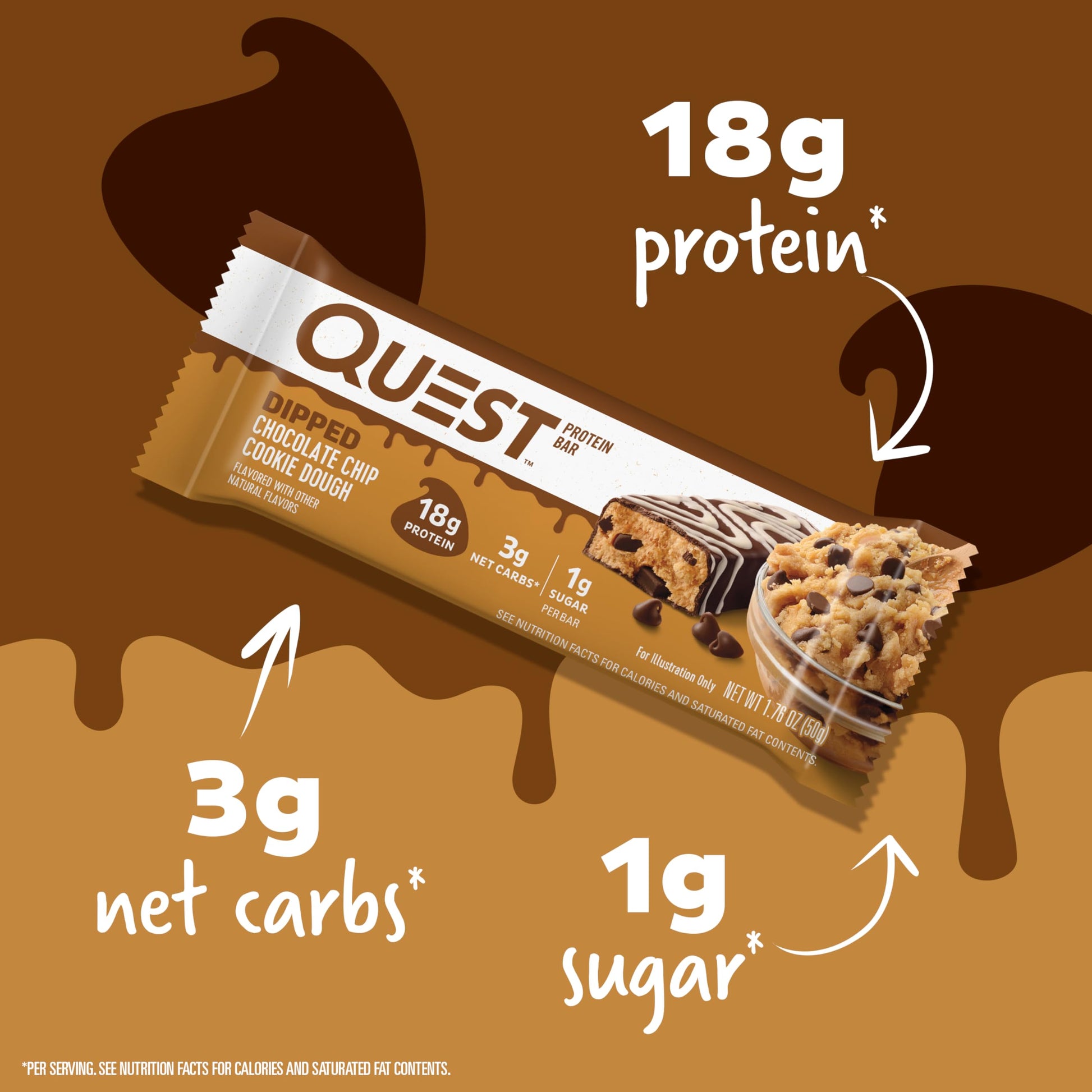 Dripped Protein Bar Quest Nutrition | ProHealth Shop [Panamá]