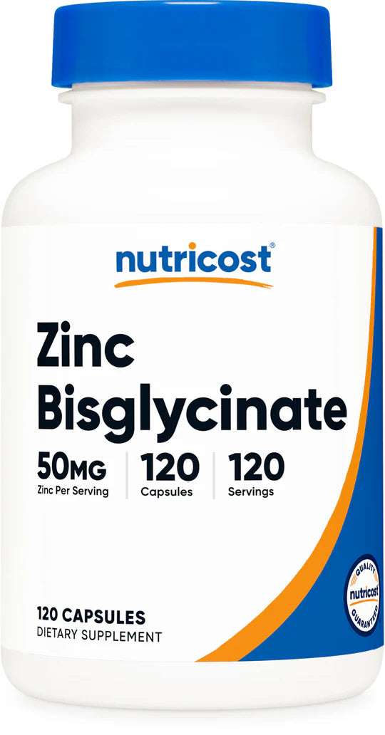 Zinc Bisglycinate Capsules (50 MG) (V1) (120 Capsules)