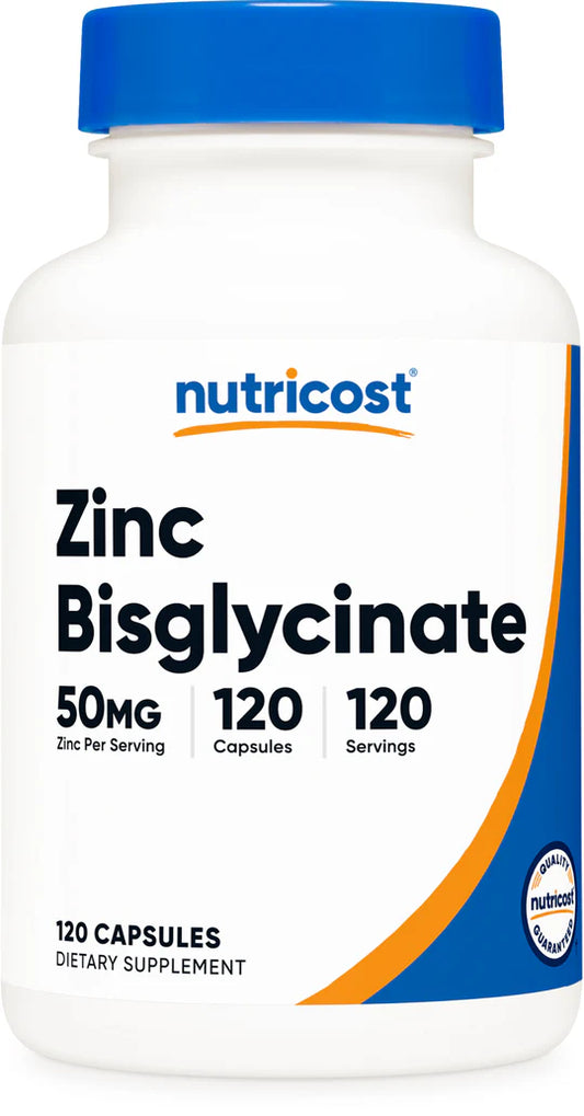 Zinc Bisglycinate Capsules (50 MG) (V1) (120 Capsules)