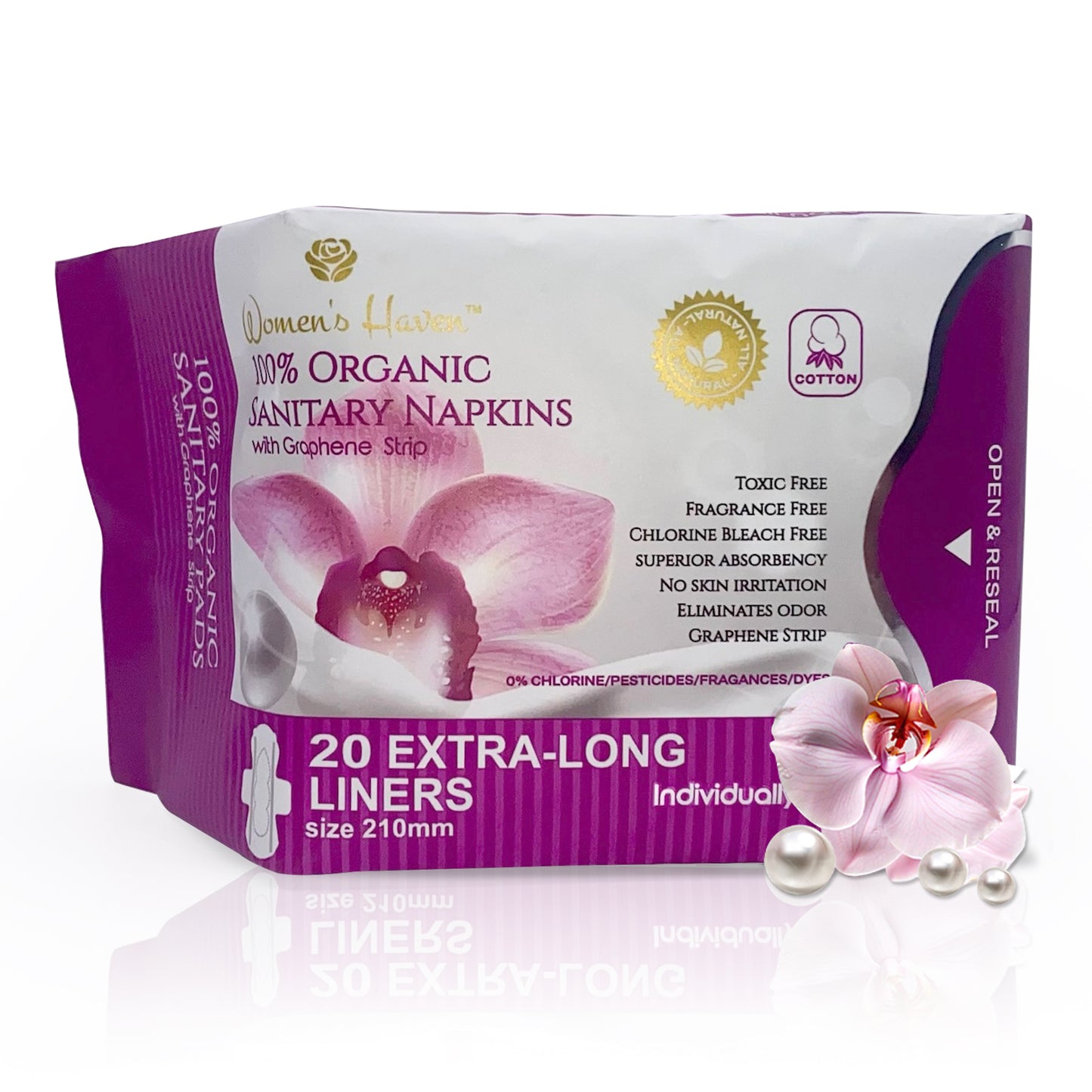 Protectores Diario Extra largos Organicos
