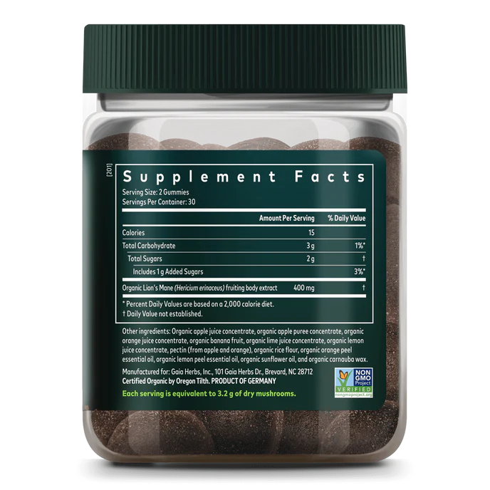 Lion's Mane Mushroom Gummies