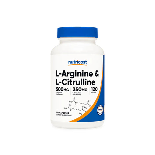 L-Argine & L-Citrulline 500mg 250mg 120serv