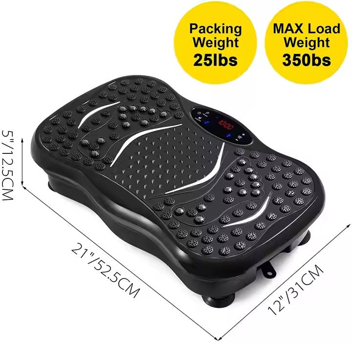 Plataforma Vibratoria Nowcozy para Ejercicio y Masaje Corporal – 99 Niveles de Velocidad, Control Remoto y Pantalla LED