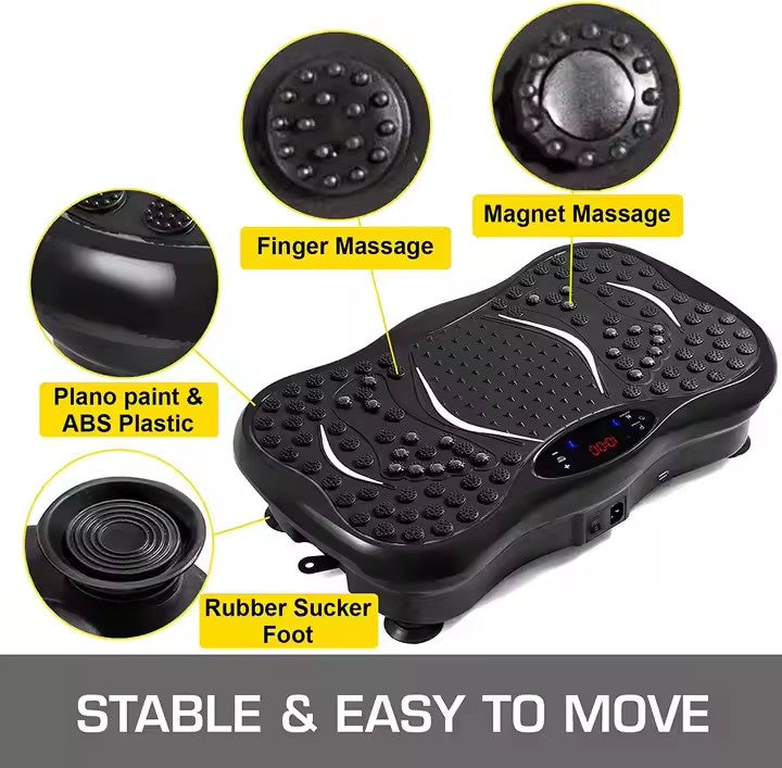 Plataforma Vibratoria Nowcozy para Ejercicio y Masaje Corporal – 99 Niveles de Velocidad, Control Remoto y Pantalla LED