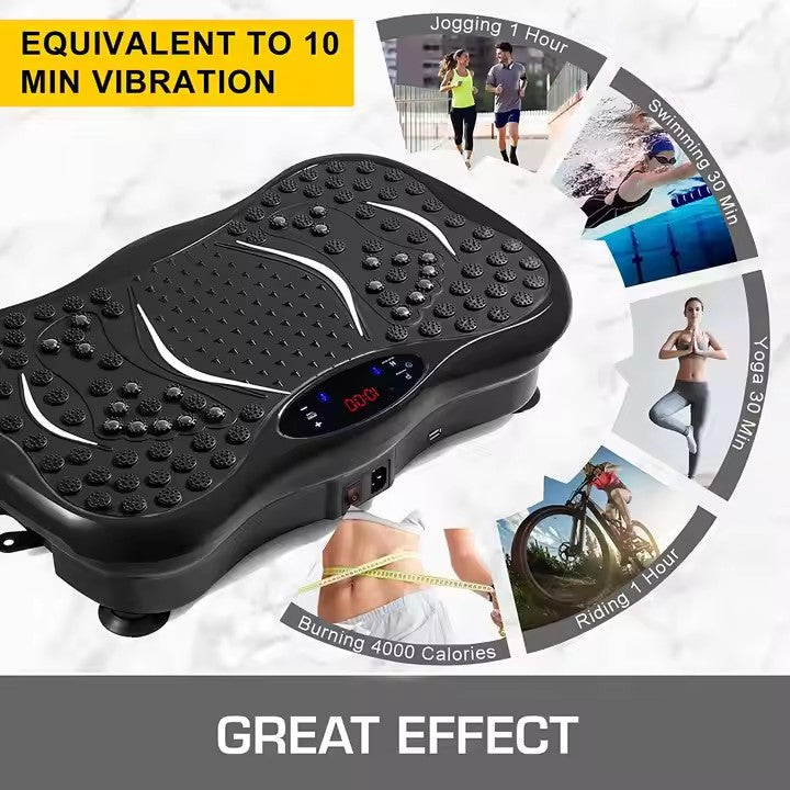 Plataforma Vibratoria Nowcozy para Ejercicio y Masaje Corporal – 99 Niveles de Velocidad, Control Remoto y Pantalla LED