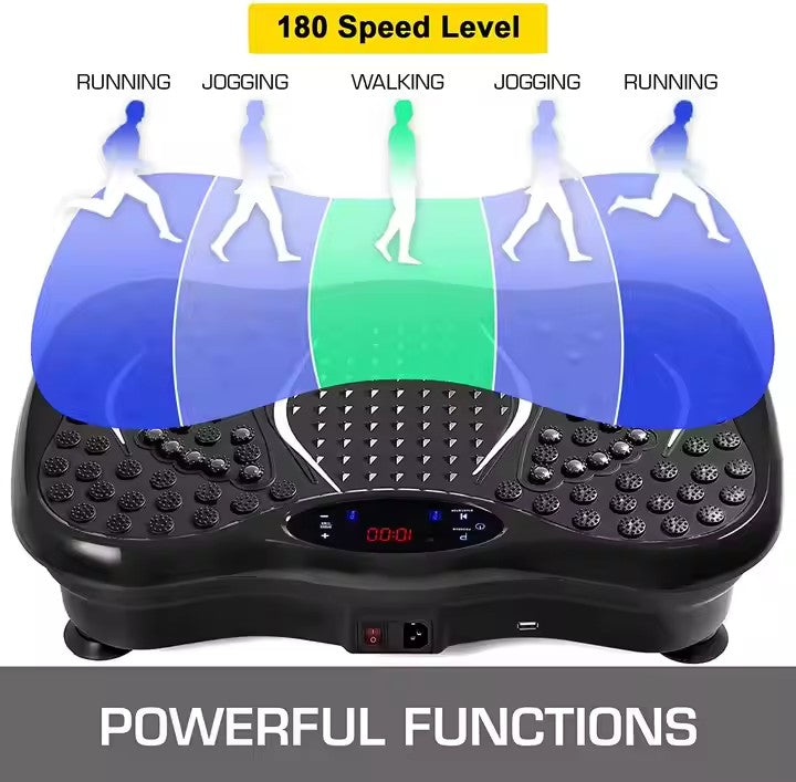 Plataforma Vibratoria Nowcozy para Ejercicio y Masaje Corporal – 99 Niveles de Velocidad, Control Remoto y Pantalla LED