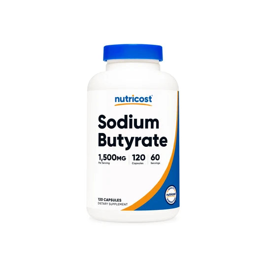 Nutricost Sodium Butyrate [1500MG] [120 CAPS]