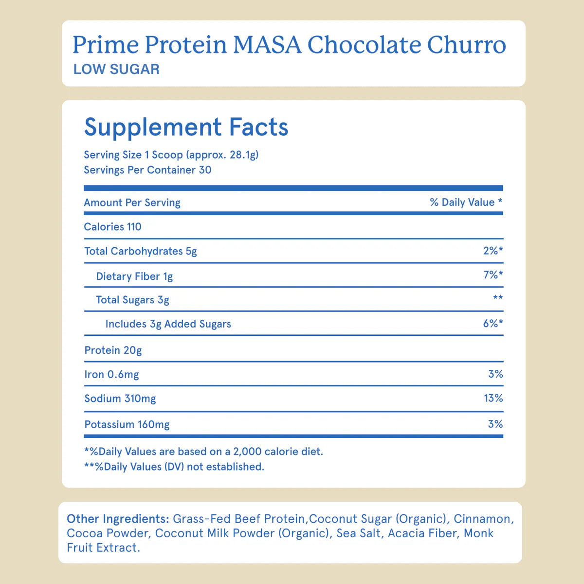 Chocolate Churro Prime Protein