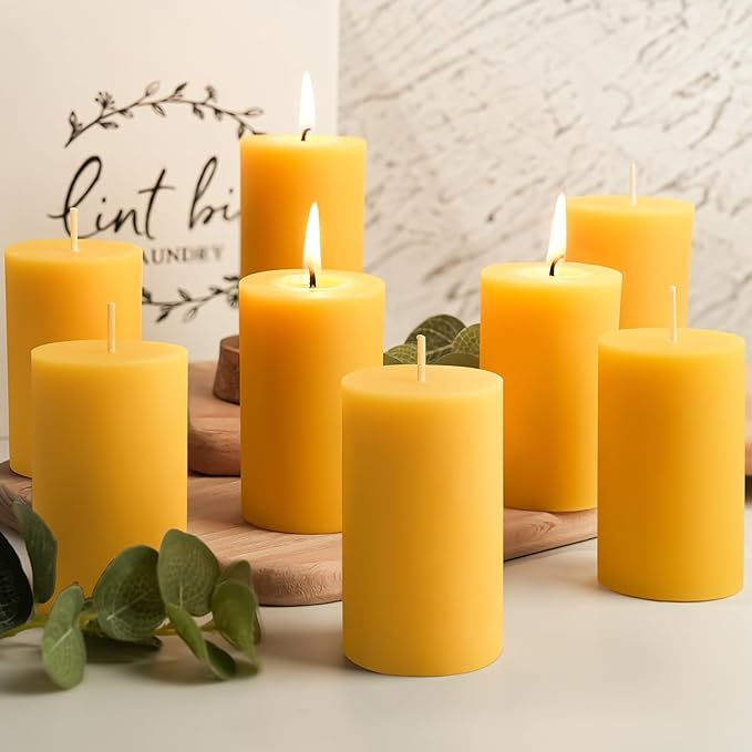 Beeswax Pillar Candles