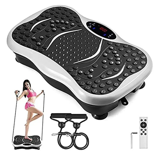 Plataforma Vibratoria Nowcozy para Ejercicio y Masaje Corporal – 99 Niveles de Velocidad, Control Remoto y Pantalla LED
