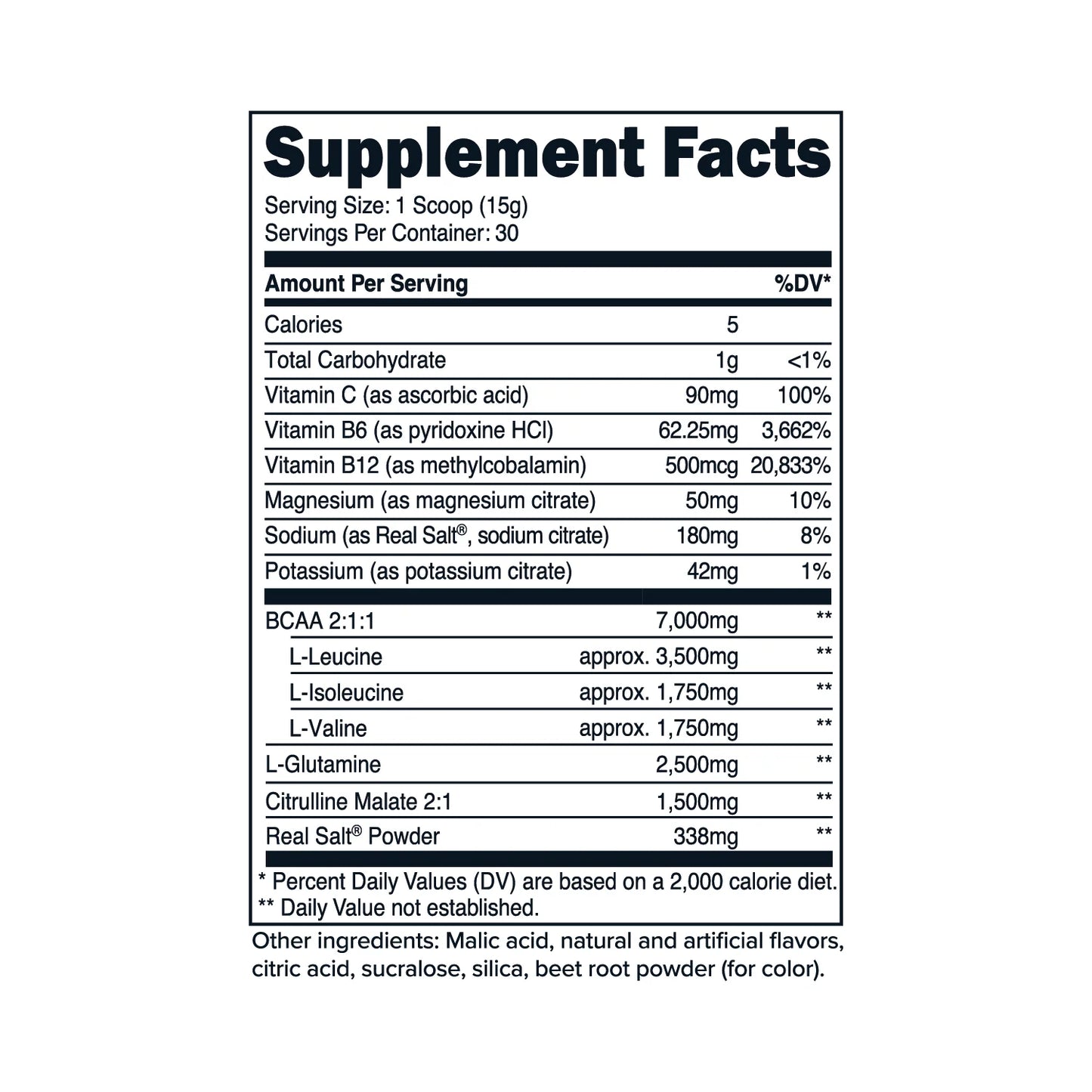BCAA + hydration powder